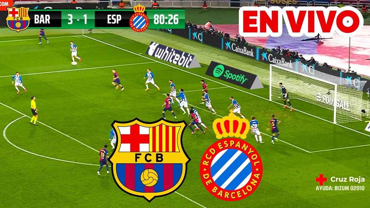 🔴 BARCELONA VS ESPANYOL EN VIVO / JUEGA LAMINE YAMAL - LIGA ESPAÑOLA