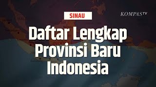 Provinsi di Indonesia Sekarang Ada 38 lo, Ini Daftar Lengkapnya!| SINAU