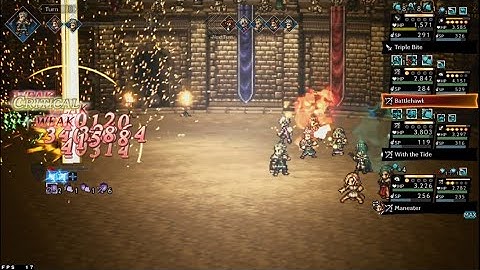 Largo 8 Turns With Mainly Bow Damage Octopath COTC (F2P)