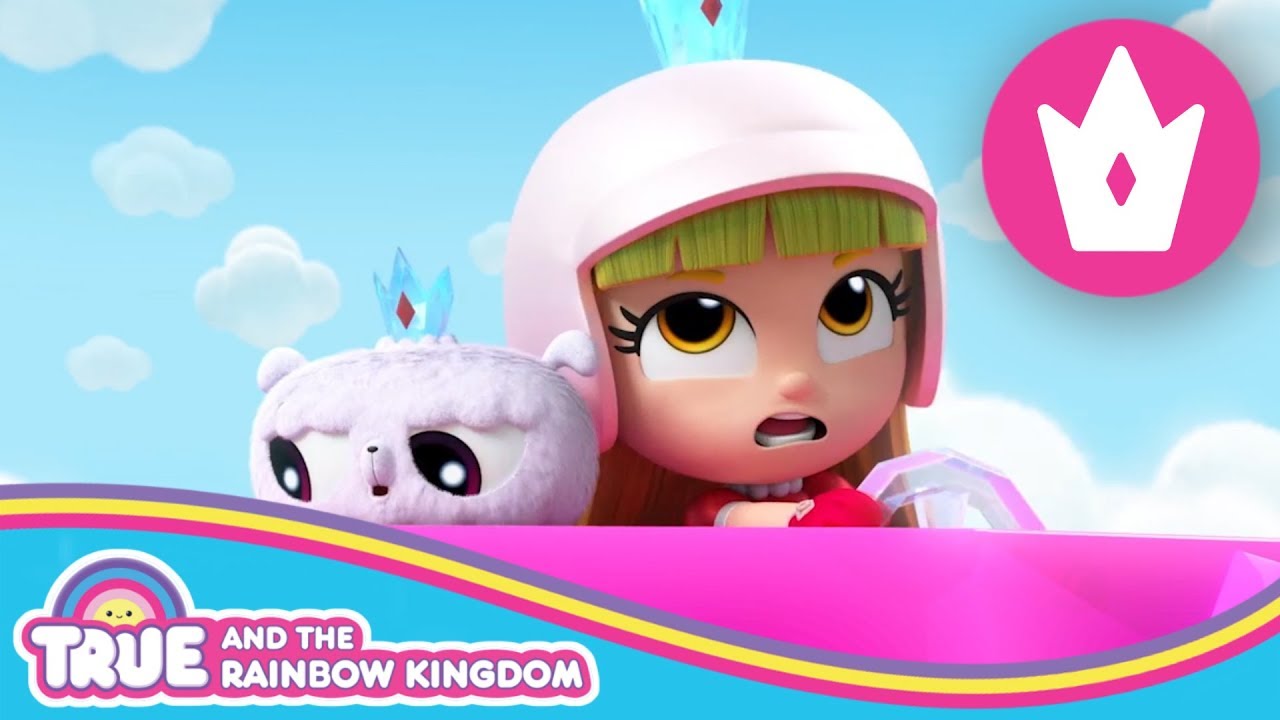 Princess Grizbot Glitter crystal racing with Princess Grizelda - True and the Rainbow ...