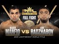 Raush Manfio vs Loik Radzhabov (Lightweight Title Bout) | 2021 PFL Championship