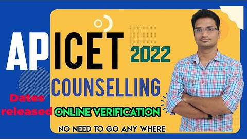 AP ICET 2022 Counselling | Online Verification only | When to register | SSC Telugu