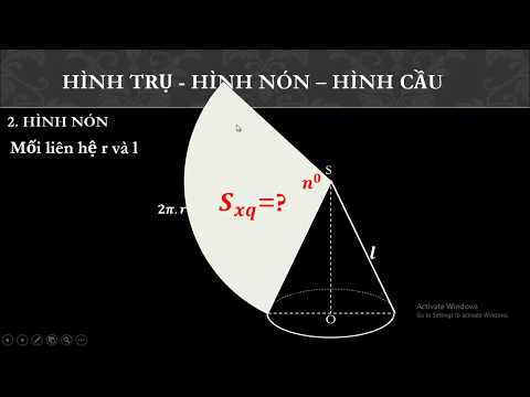 Video TOÁN 9 HÌNH TRỤ - HÌNH NÓN - HÌNH CẦU - youtube