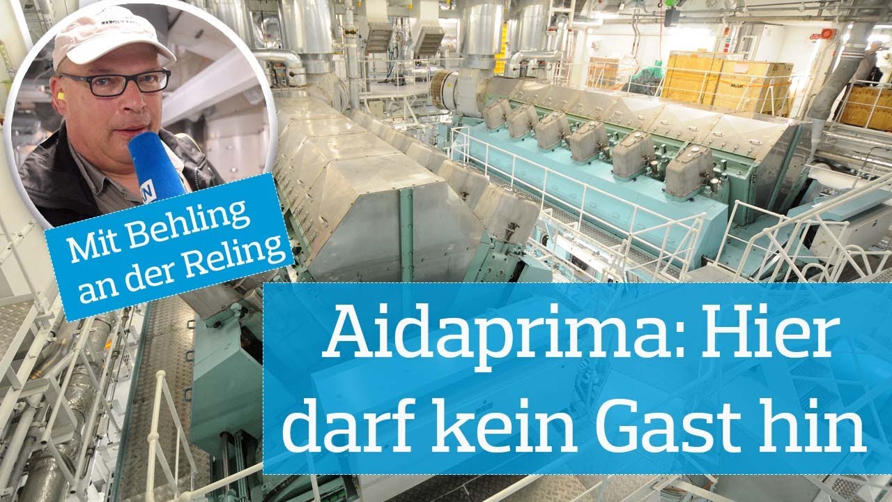 Aidaprima: Der Maschinenraum von innen