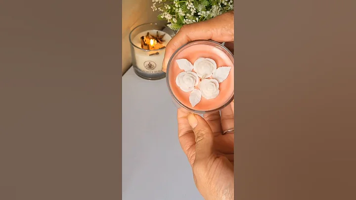DIY candle making. #candlemaking #handmadecandle #candlecraft #diy #shorts #candledesign #diycandle