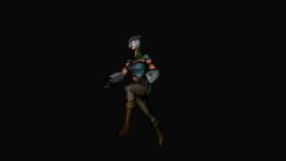 GPU skinning Slowmotion