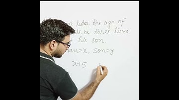 Age Word Problems | Linear Equations | ANAND