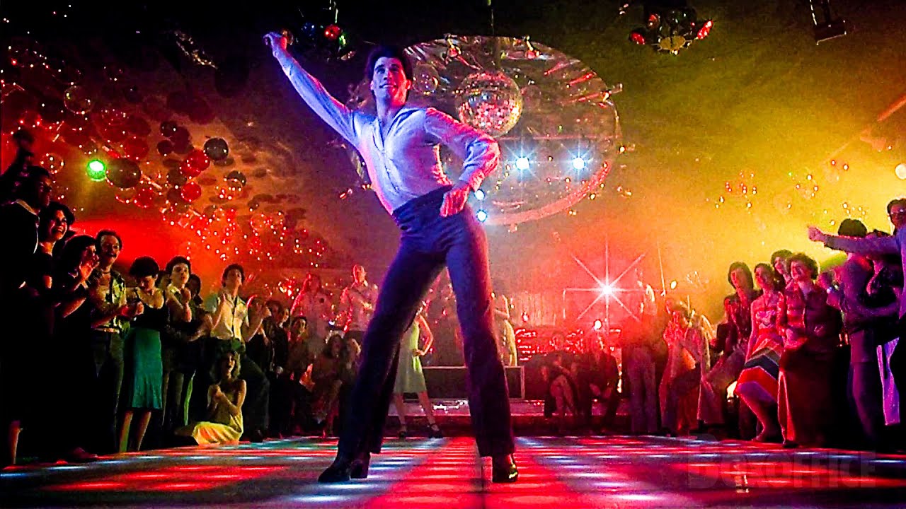 Os Melhores Movimentos de Travolta em Os Embalos de Sábado à Noite (melhores cenas) 🌀 4K