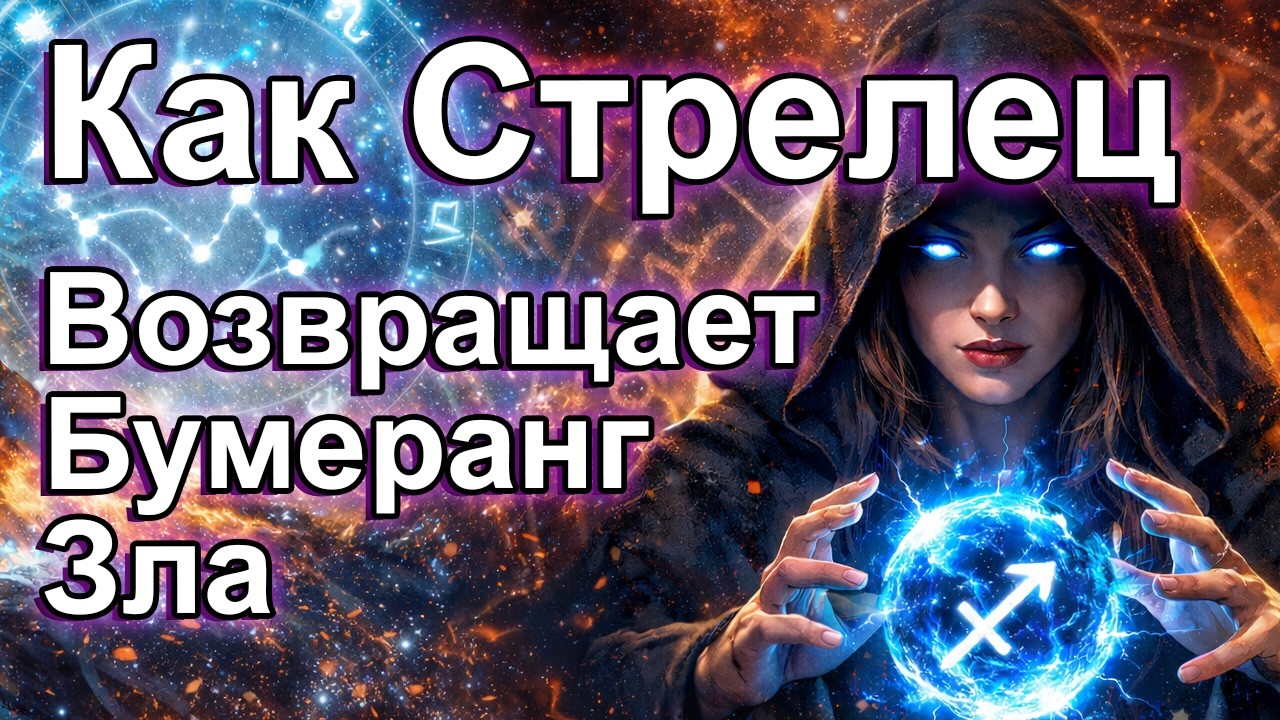 КАК знак СТРЕЛЕЦ - отправляет всё зло обратно недругу