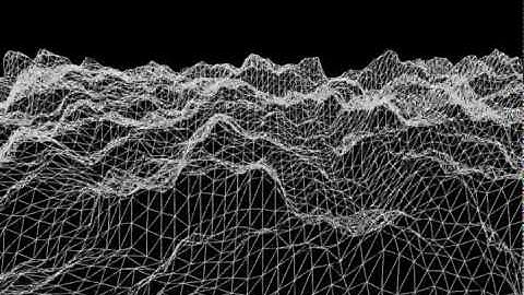 3D Terrain Generation with Perlin Noise in Processing