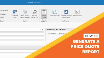 How To Generate a Price Quote Report – An OnTime 360 Guide