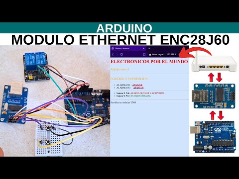 Arduino: Cómo usar el Módulo Ethernet ENC28J60 para Controlar Relés y Sensores desde PC o Celular