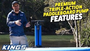 Adventure Kings Premium Triple Action Paddleboard Pump Features