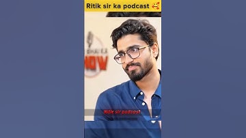 Ritik sir podcast 🥰 #physicswallah #motivation #pw #class10thphysics #alakhsir #jee #podcast #neet