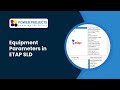 Equipment Parameters in ETAP SLD