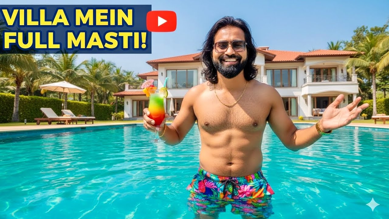 NOSSAGOA VILLA AND POOL 😍￼￼Gorai BEACH 🏖️ ￼