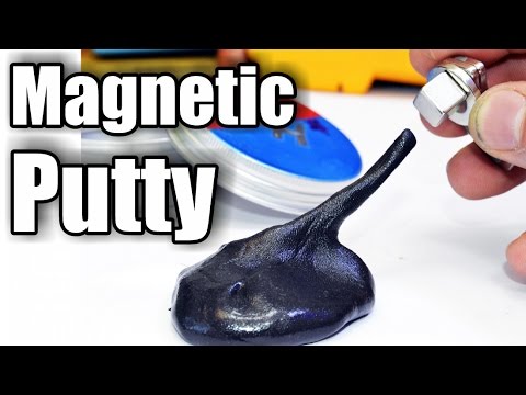 Magnetic Putty Eats Magnets!