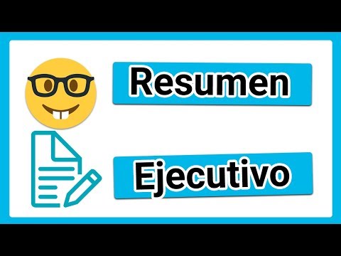 Video: ¿Cómo se inicia un ejemplo de resumen ejecutivo?