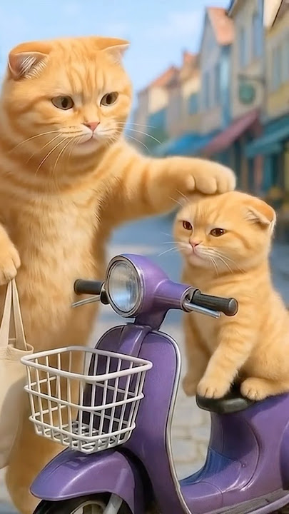 Baby Cat in Danger 😿 Mom to the Rescue! | AI Cat Video #baby #aicatstory