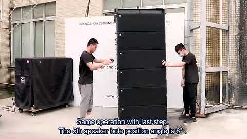 ZSOUND LA212 Hanging and Assembly！