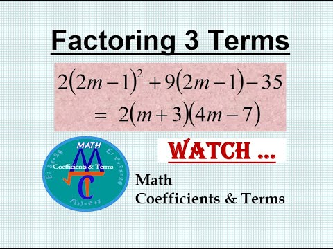 Factoring 3 Terms (8 Additional Solved Questions)