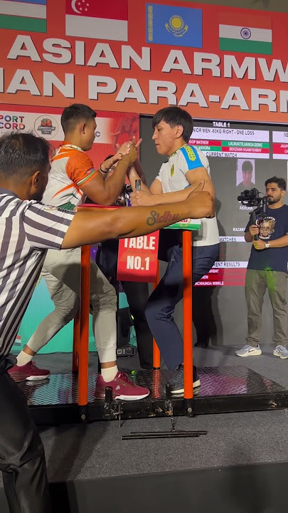 Denic Lalruattluanga mendominasi di Piala ArmWrestling Asia | Mumbai | 2024