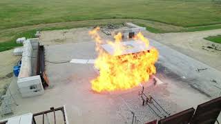 FORTRESS Propane Jet Fire Test (1/2 inch, 160-psi)