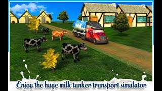 Milk Transport Simulator Truck by Cattle Farming - Android HD Gameplay screenshot 1