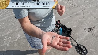 Brooch, Silver Ring and Earring, Coins Metal Detecting North New Smyrna Beach | The Detecting Duo