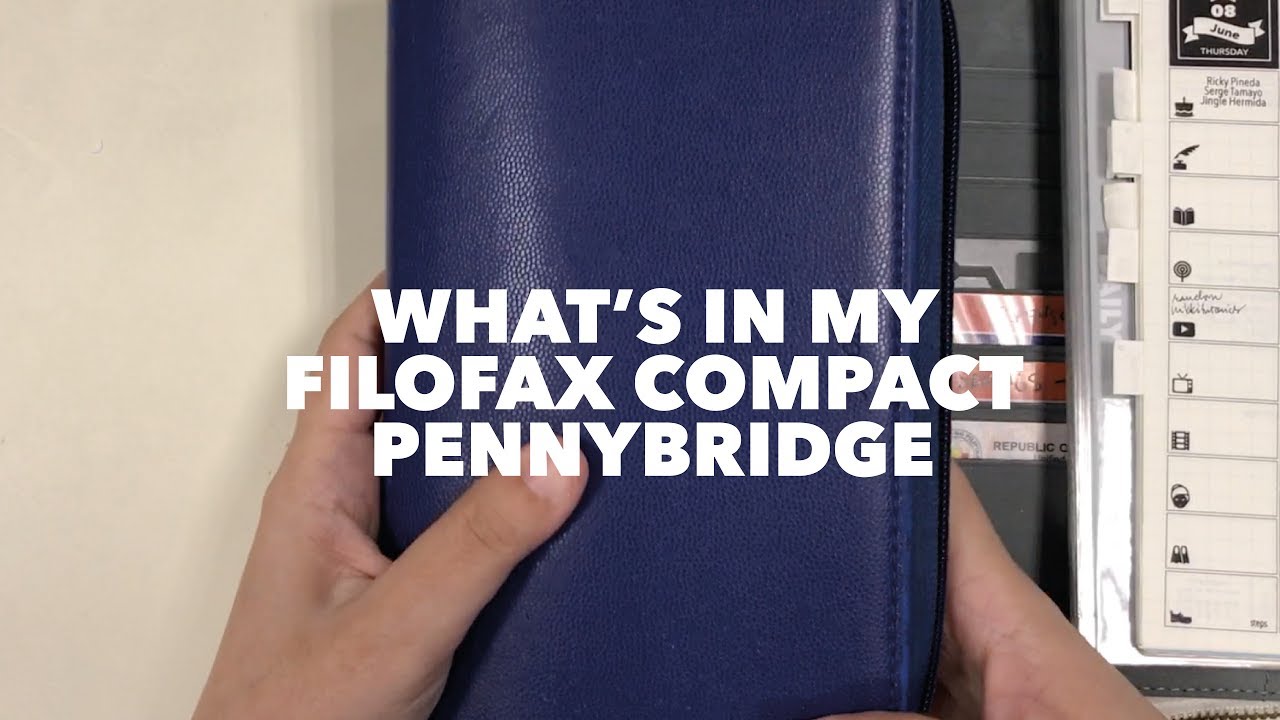 What's in my Filofax Compact Pennybridge