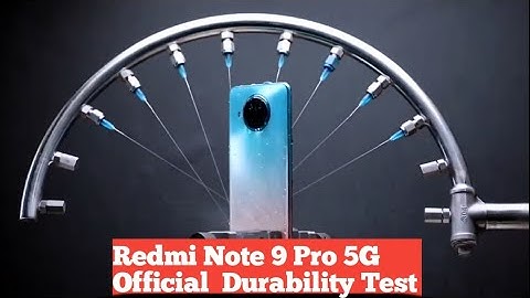 Redmi 10 i 5G Official  Durability Test from mi