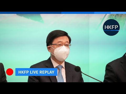 HKFP_Live: Hong Kong officials meets the press [English interpretation]