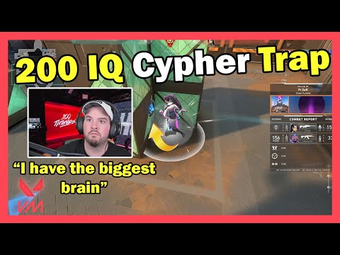 200 IQ CYPHER TRAP TO DENY THE DEFUSE - VALORANT Best Plays & Funny Moments #19