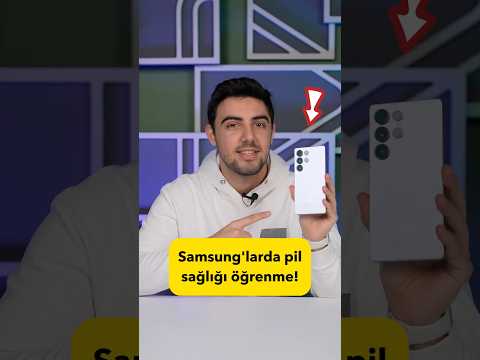 Samsung telefonlarda pil sağlığı öğrenme!