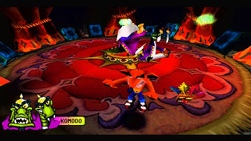 Crash Bandicoot 2: (PSX) HD - Boss 2: Komodo Bros. (1080p True-HD)