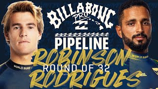 Jack Robinson vs Michael Rodrigues | Billabong Pro Pipeline 2023 - Round of 32 Heat Replay screenshot 3