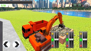 Filling Stones In Pits - City Construction Simulator : Forklift Truck Game - Android GamePlay screenshot 5