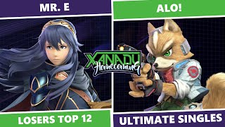 Xanadu Homecoming Finale: Losers Top 12 - Mr. E (Lucina) Vs. Alo! (Fox) SSBU