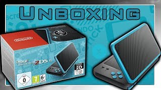 NEW NINTENDO 2DS XL (Schwarz-türkis) UNBOXING IN 4K