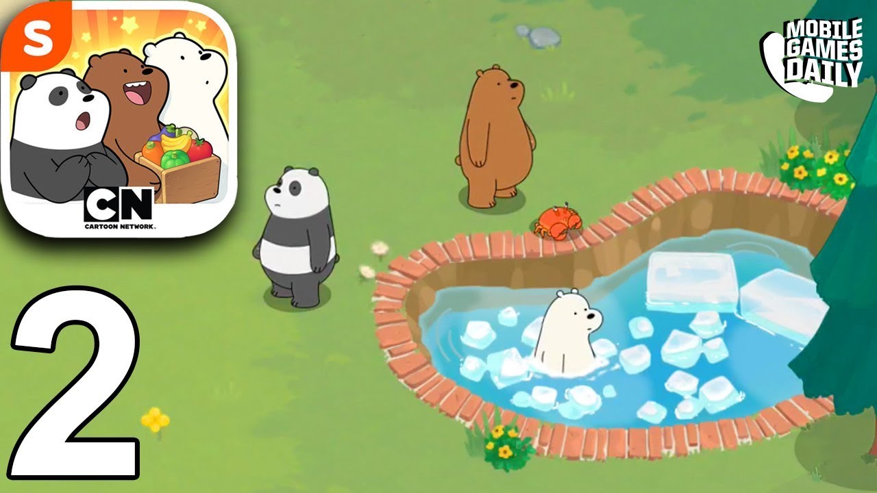WE BARE BEARS MATCH 3 REPAIRS Decorate The Yard Gameplay