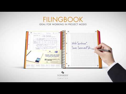 Oxford International Filingbook - Ideal for working in project mode!