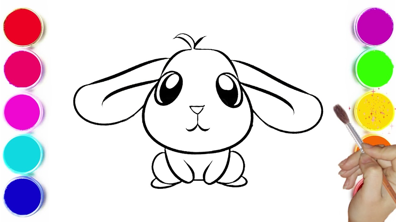 Как нарисовать зайчика видео
