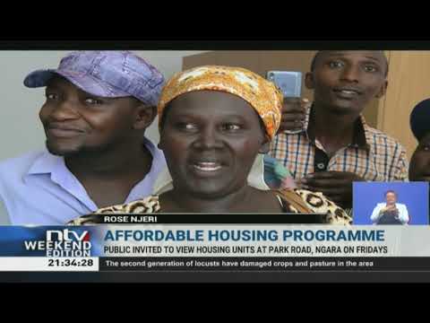 Affordable housing programme viewing of houses at Park road, Ngara on Fridays