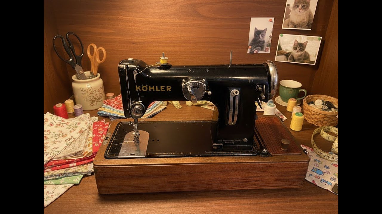 Немецкая швейная машина Kohler 50. Часть 4 Финал.
