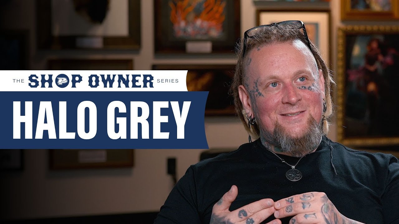 The Shop Owner Series: Halo Grey x Black Lotus Tattoo Gallery - YouTube