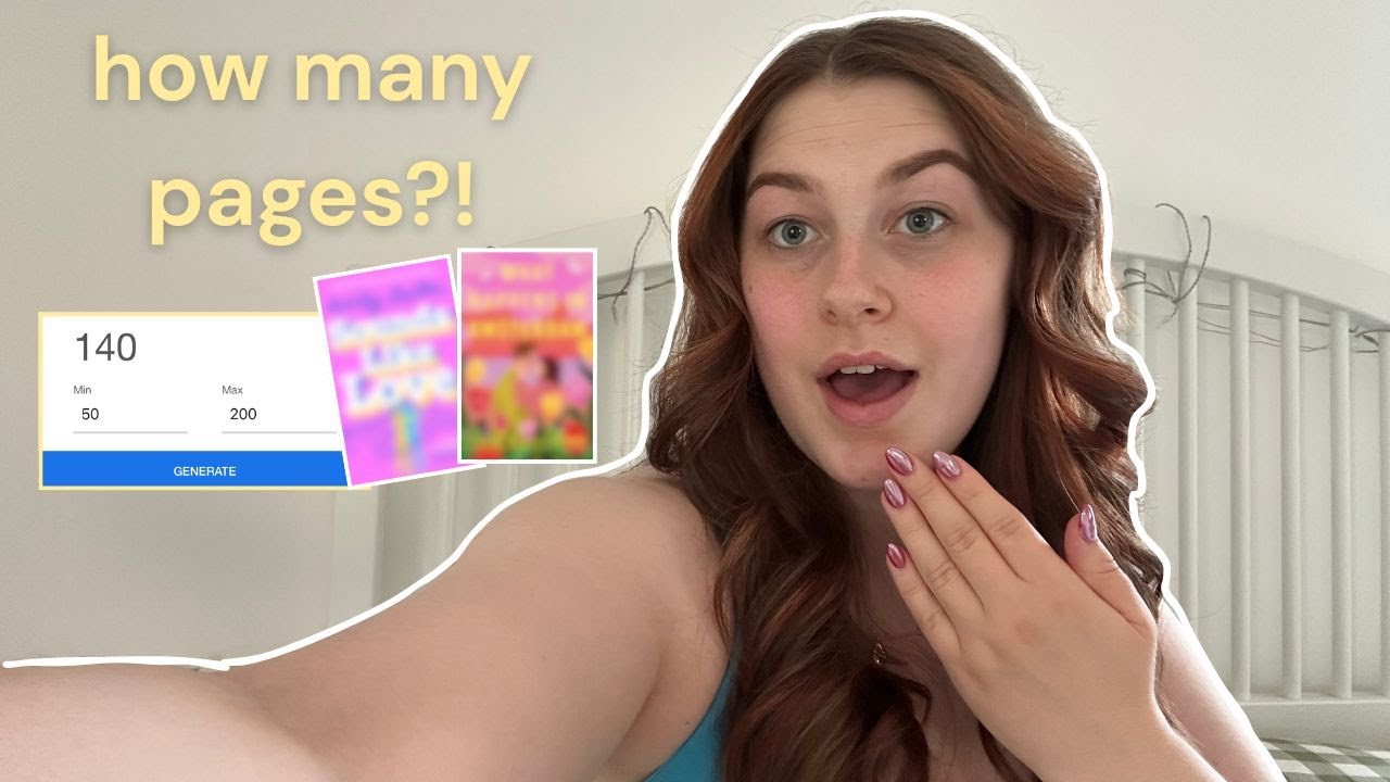 random number generator tells me how many pages i read for a week! (reading vlog)
