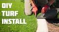 Video for Artificial turf installation