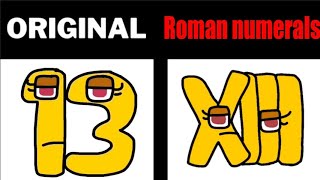 Number Lore but Roman numerals (1-50) ||  Roman numerals || Numbers lore (1-50) || math lore