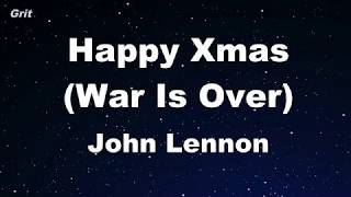 Video thumbnail of "Karaoke♬ Happy Xmas ( War Is Over ) - John Lennon 【No Guide Melody】 Instrumental"