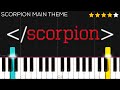 Scorpion Main Theme (From The CBS Series) - Geek Music | Piano Tutorial